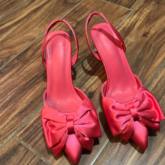 SHEIN | Shoes | Hot Pink Kitten Heels From Shein | Poshmark